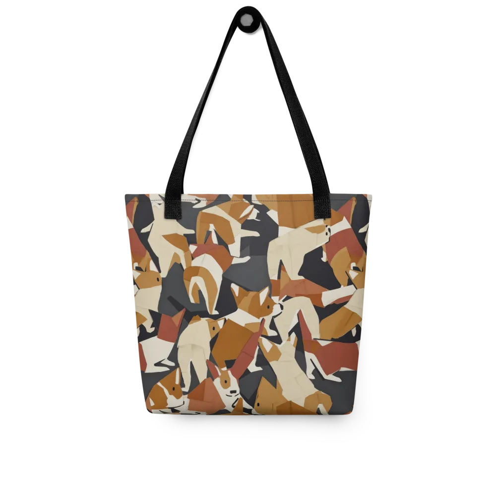 Rustic Paws on Tote Bag — Front