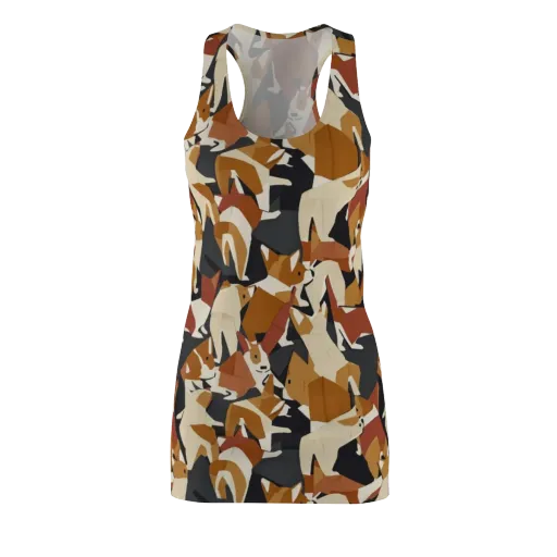 Rustic Paws on a Racerback Dress