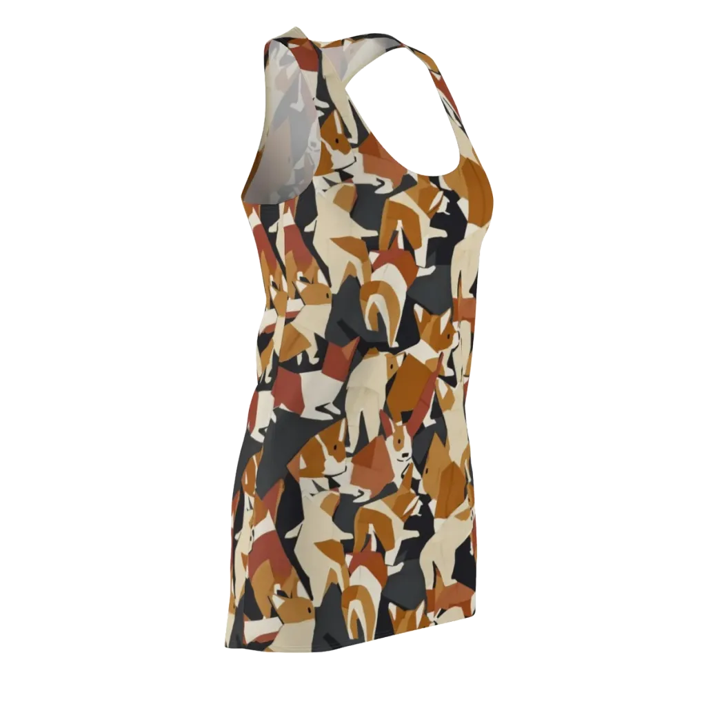 Rustic Paws on Racerback Dress — Front Side