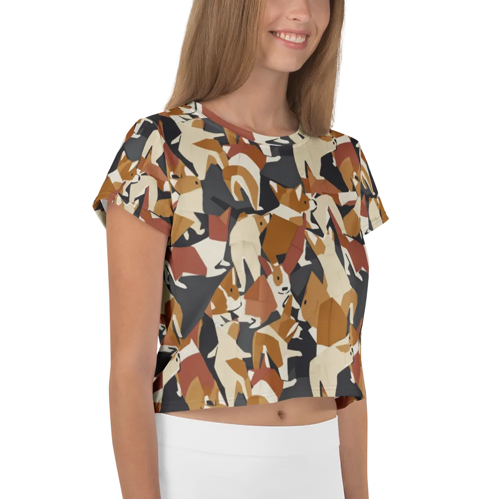 Rustic Paws on Crop Tee — Right