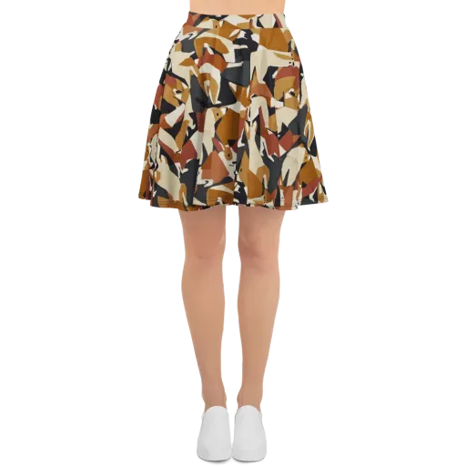 Rustic Paws on a Skater Skirt