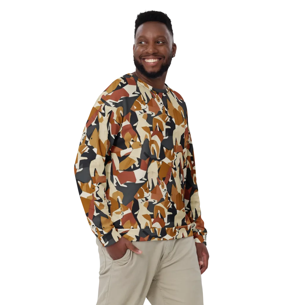 Rustic Paws on Sweatshirt — Front