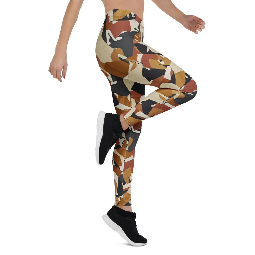Rustic Paws on Leggings — Right
