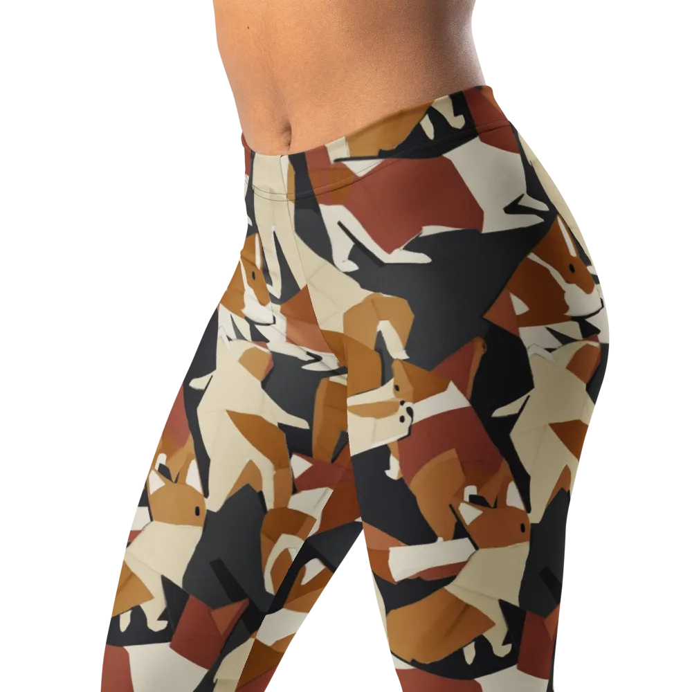 Rustic Paws on Leggings — Left Front