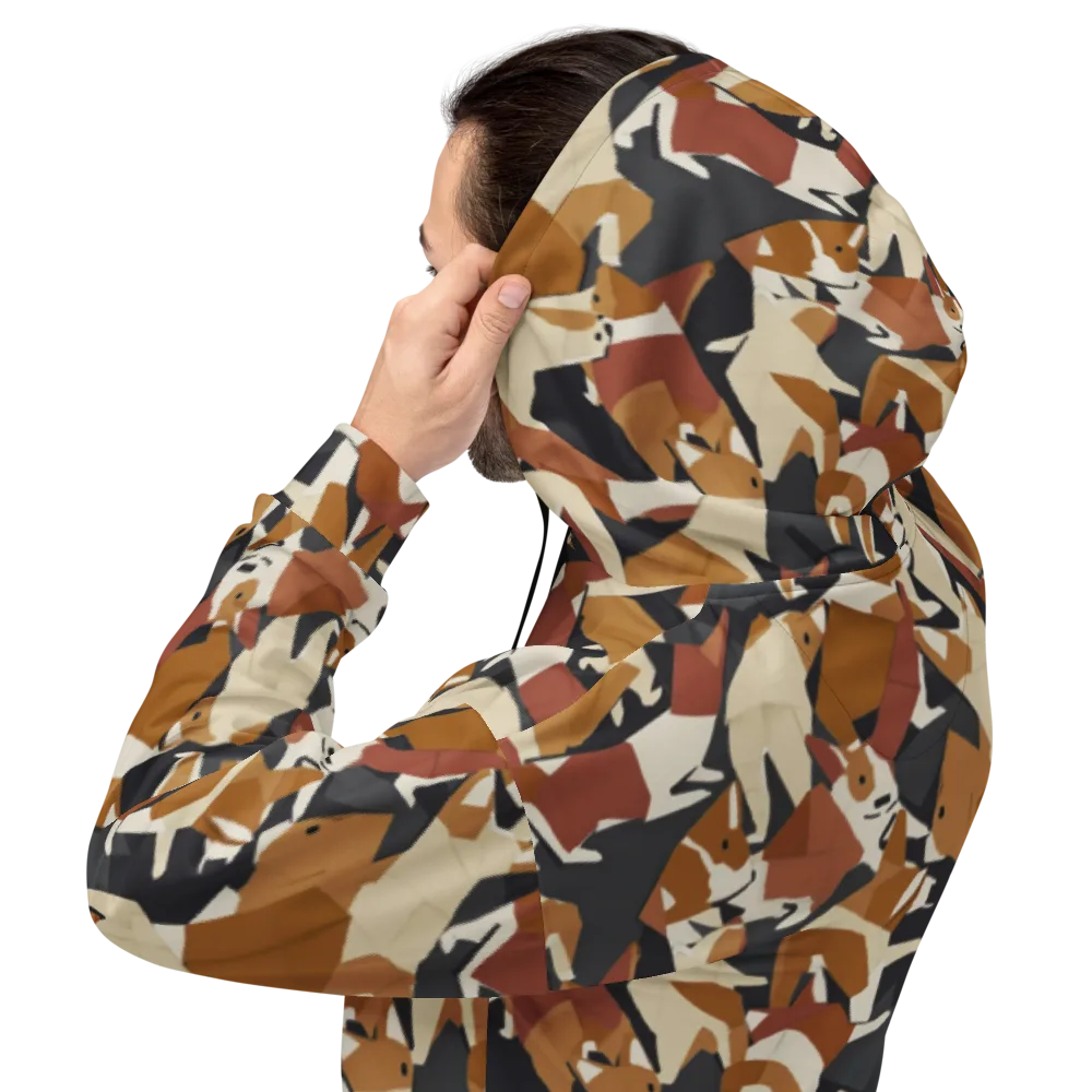 Rustic Paws on Hoodie — Back
