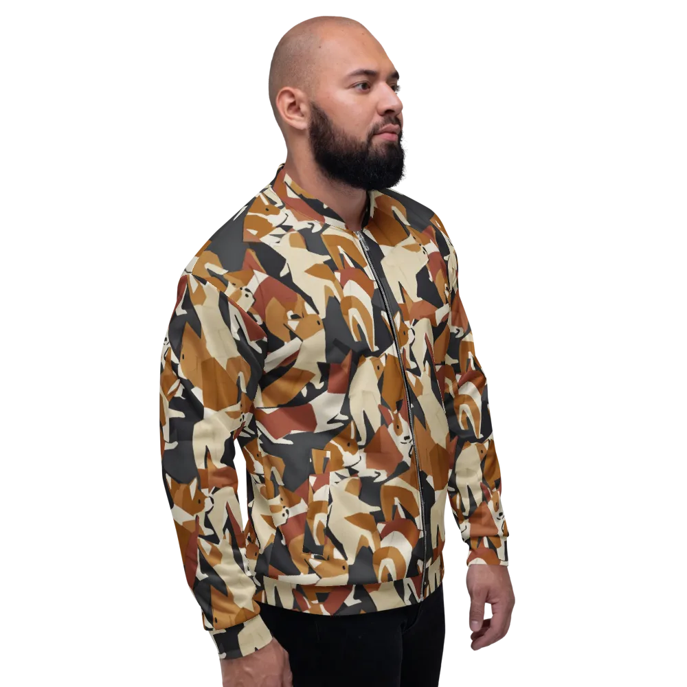 Rustic Paws on Bomber Jacket — Right