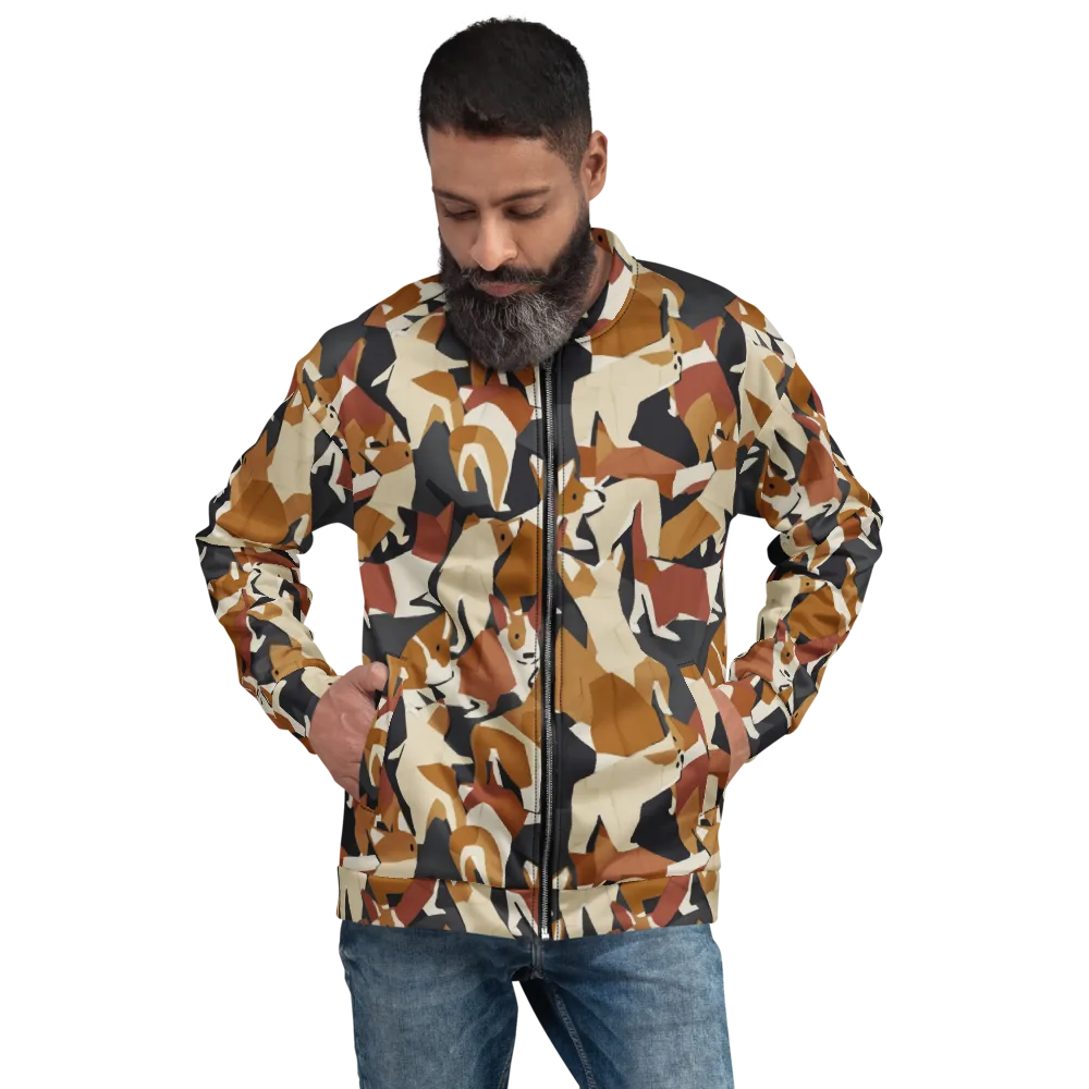 Rustic Paws on Bomber Jacket — Front