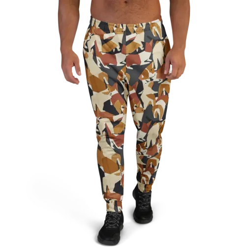 Rustic Paws on a Men's Joggers