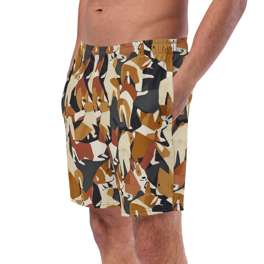 Rustic Paws on Swim Trunks — Left Front