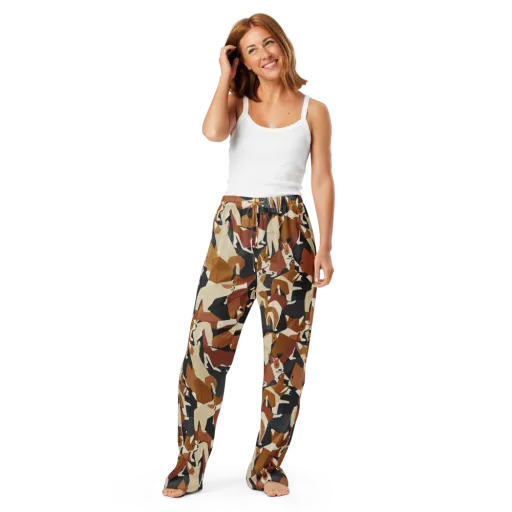 Rustic Paws on a Women's Pajama Pants