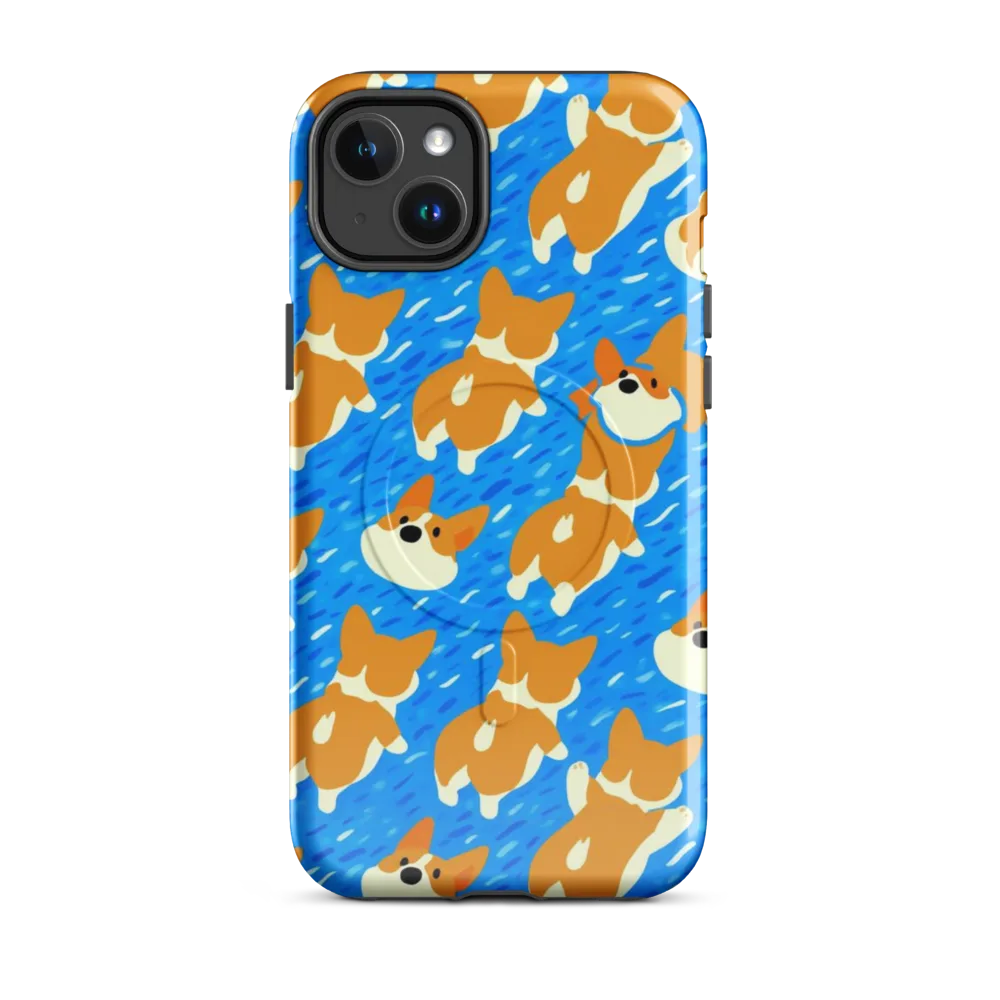 Blue Zoomies on MagSafe Tough Case for iPhone® — Front