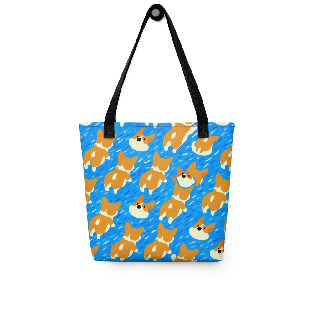 Blue Zoomies on Tote Bag — Front
