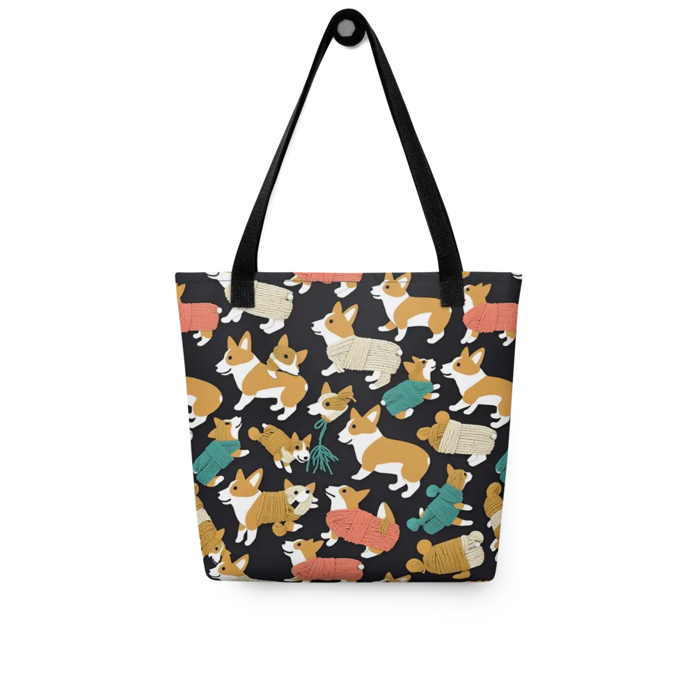 Corgi Cozy on Tote Bag — Front