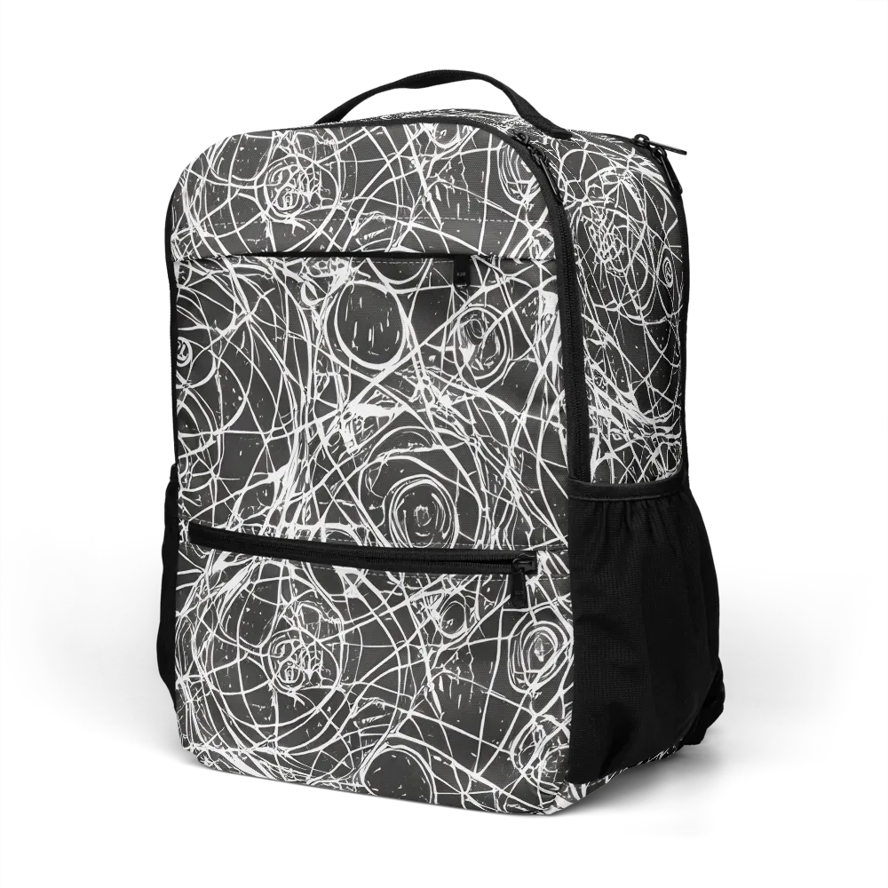 Ink Orbit on Utility Backpack — Left Front