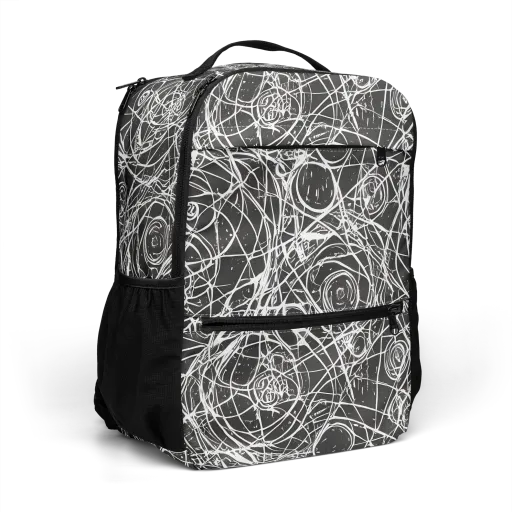 Ink Orbit on a Utility Backpack