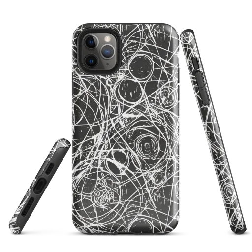 Ink Orbit on a Tough Case for iPhone®