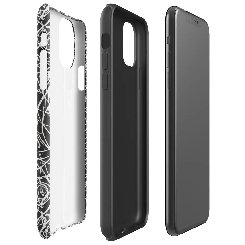 Ink Orbit on Tough Case for iPhone® — Right