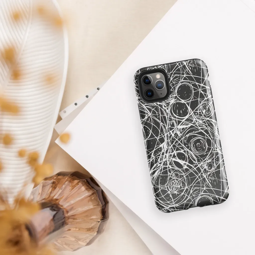 Ink Orbit on Tough Case for iPhone® — Front