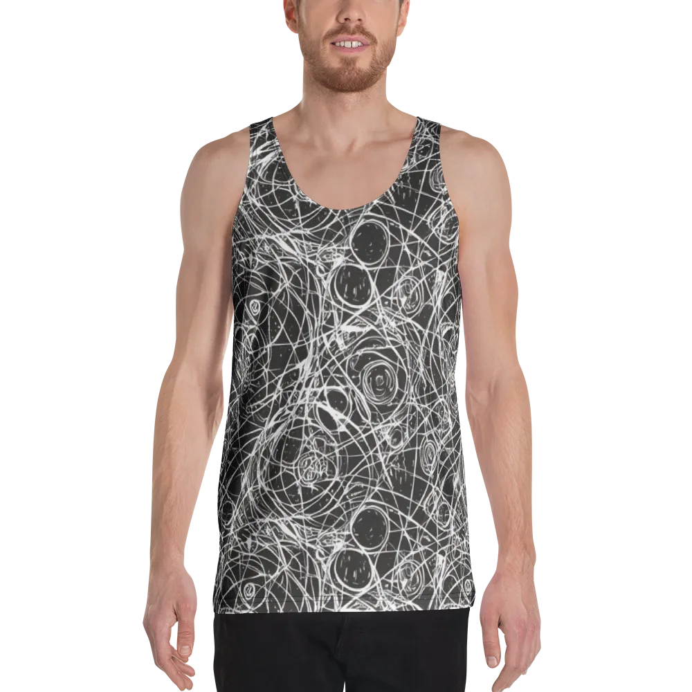 Ink Orbit on Men's Tank Top — Front