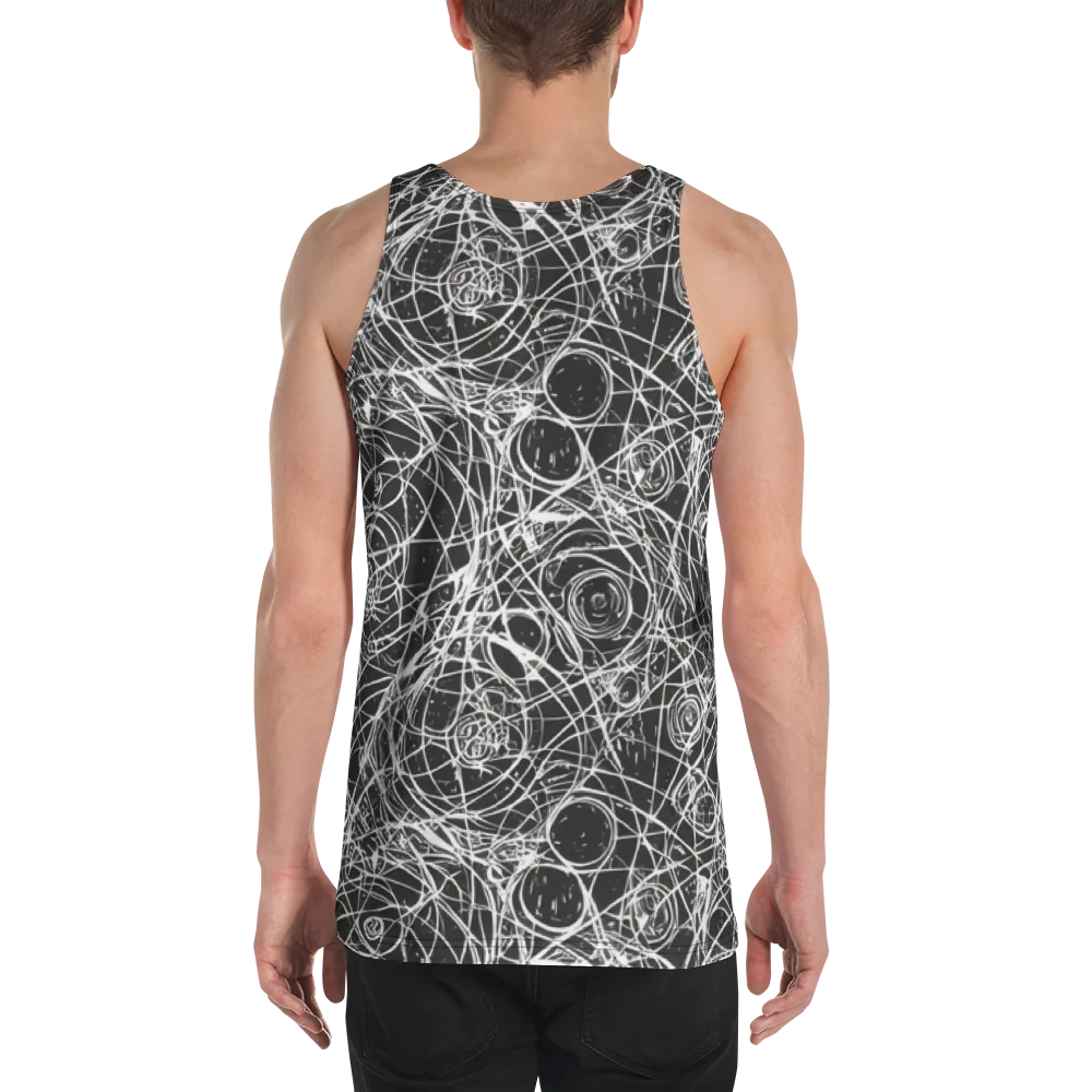 Ink Orbit on Men's Tank Top — Back