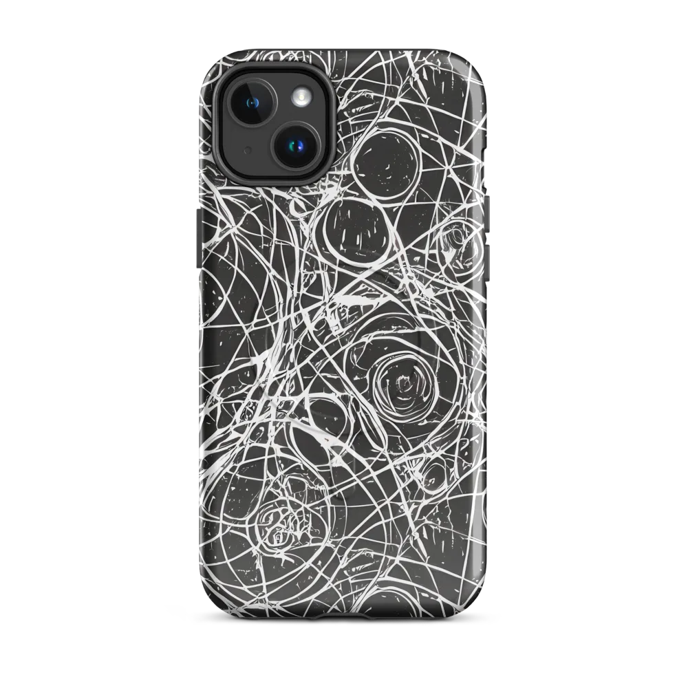 Ink Orbit on MagSafe Tough Case for iPhone® — Front
