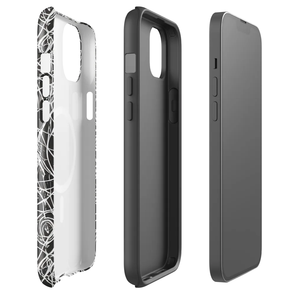 Ink Orbit on MagSafe Tough Case for iPhone® — Front