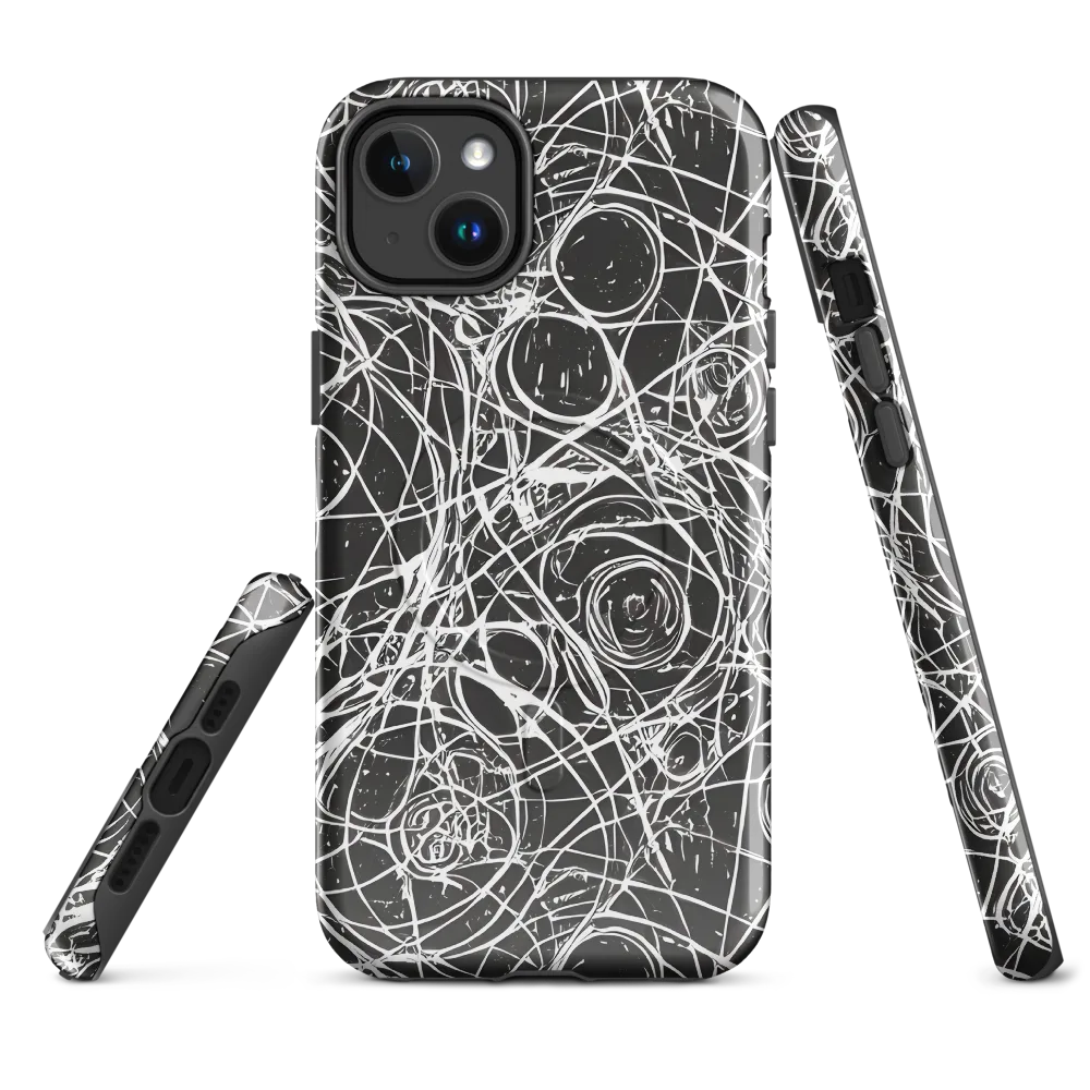 Ink Orbit on MagSafe Tough Case for iPhone® — Front