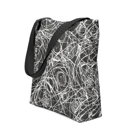 Ink Orbit on a Tote Bag