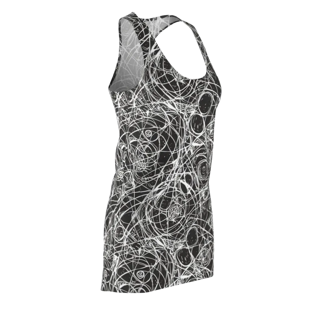 Ink Orbit on Racerback Dress — Front Side