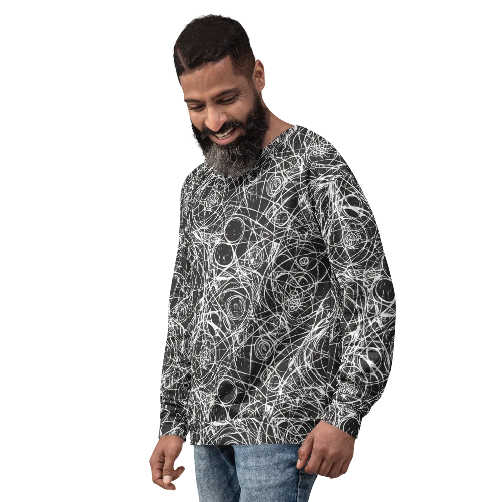 Ink Orbit on Sweatshirt — Left Front