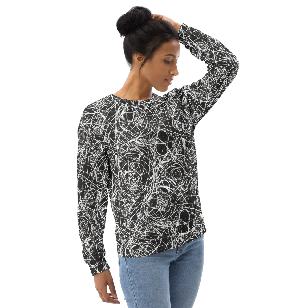 Ink Orbit on Sweatshirt — Right Front