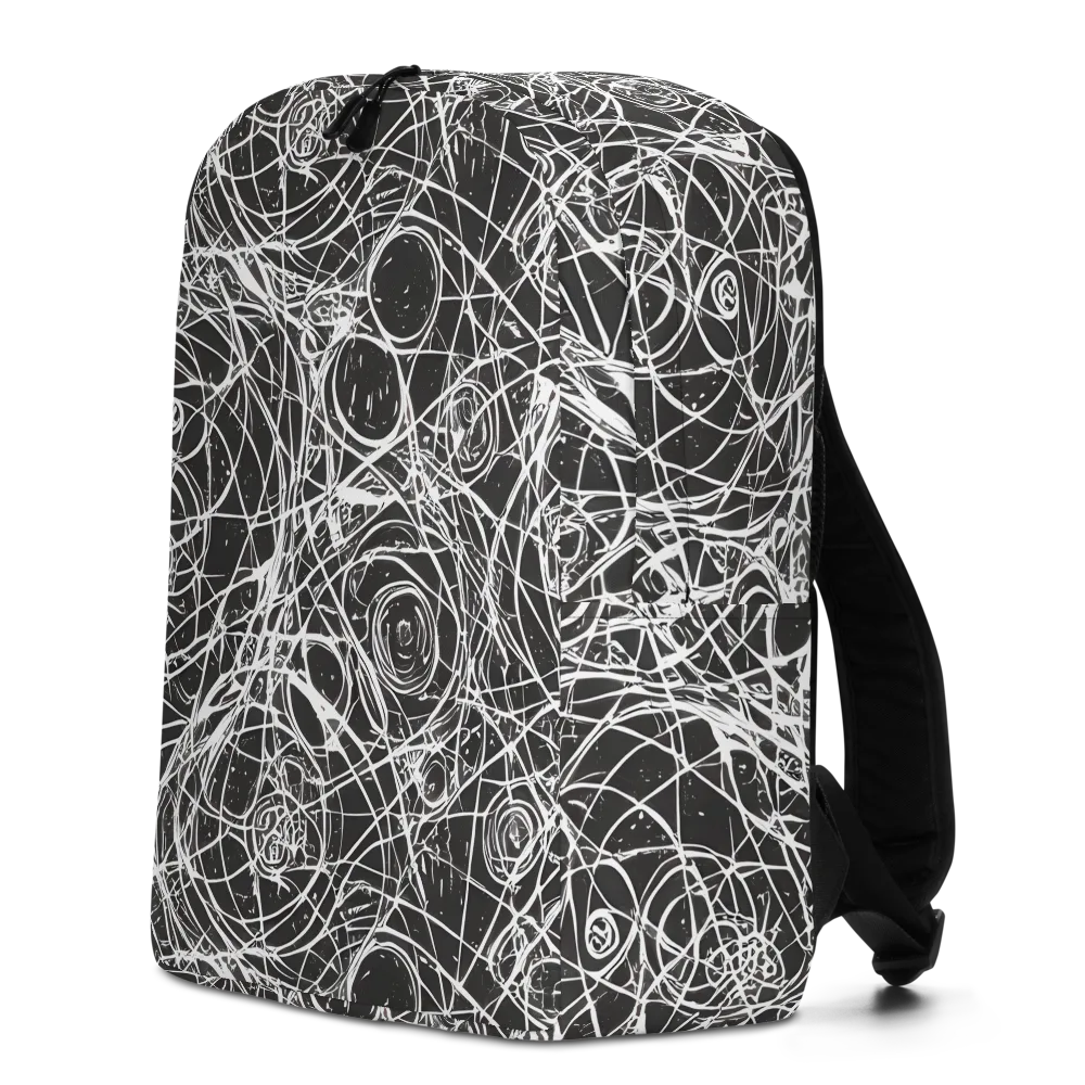 Ink Orbit on Minimalist Backpack — Left