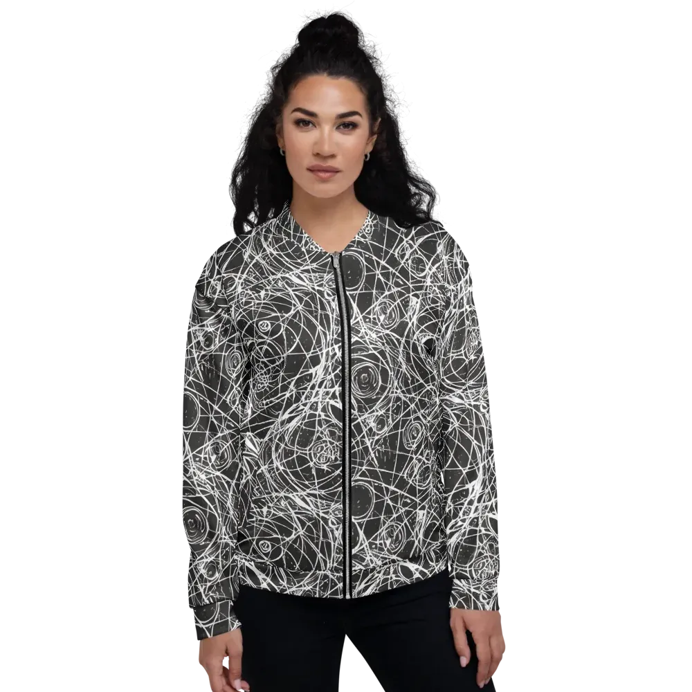 Ink Orbit on Bomber Jacket — Front
