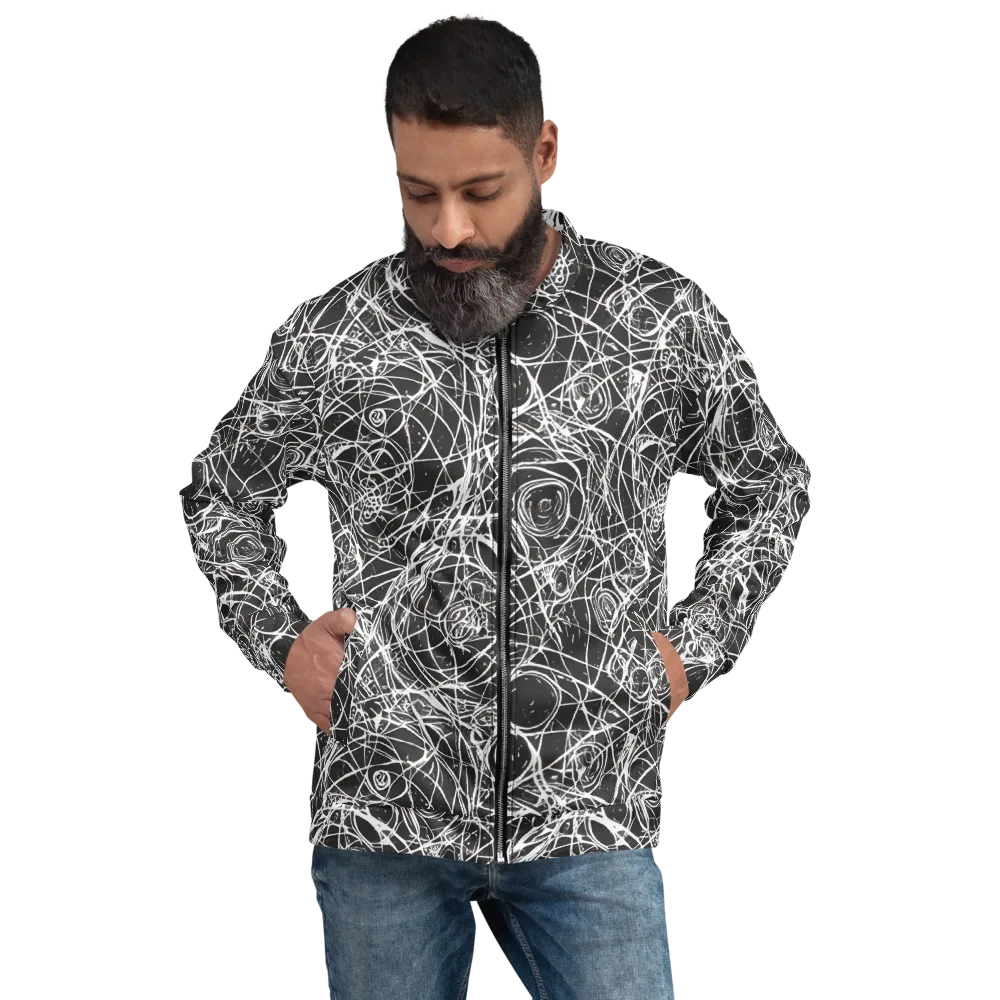 Ink Orbit on Bomber Jacket — Front
