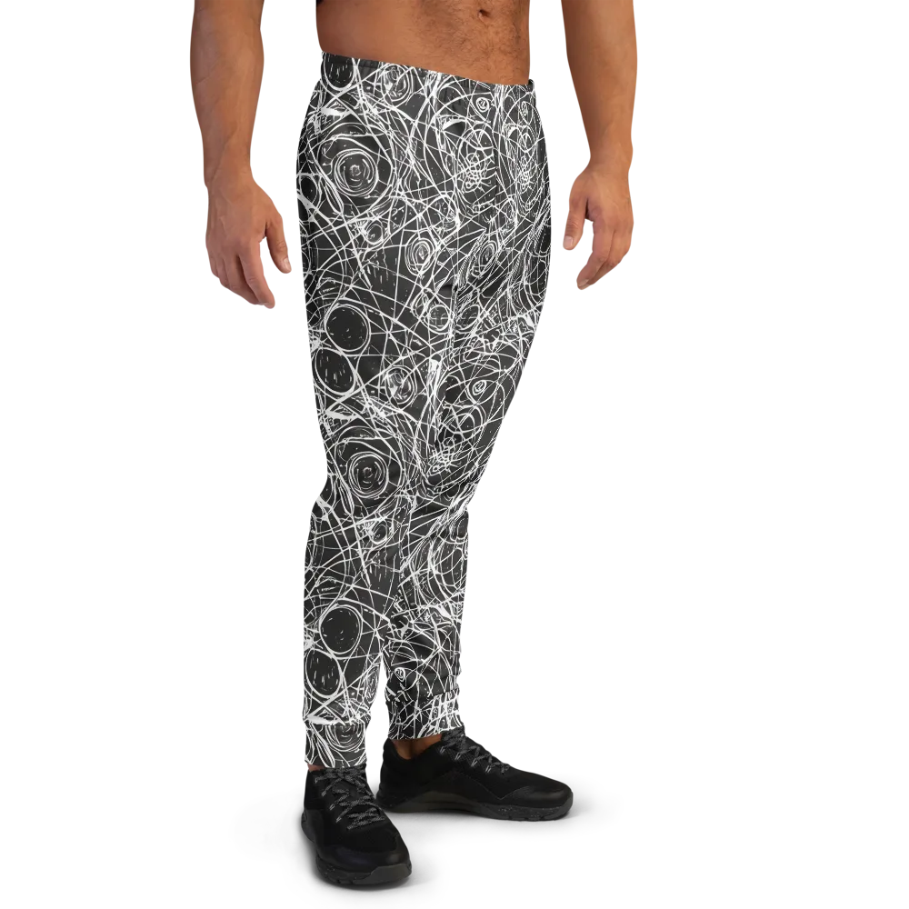 Ink Orbit on Men's Joggers — Right