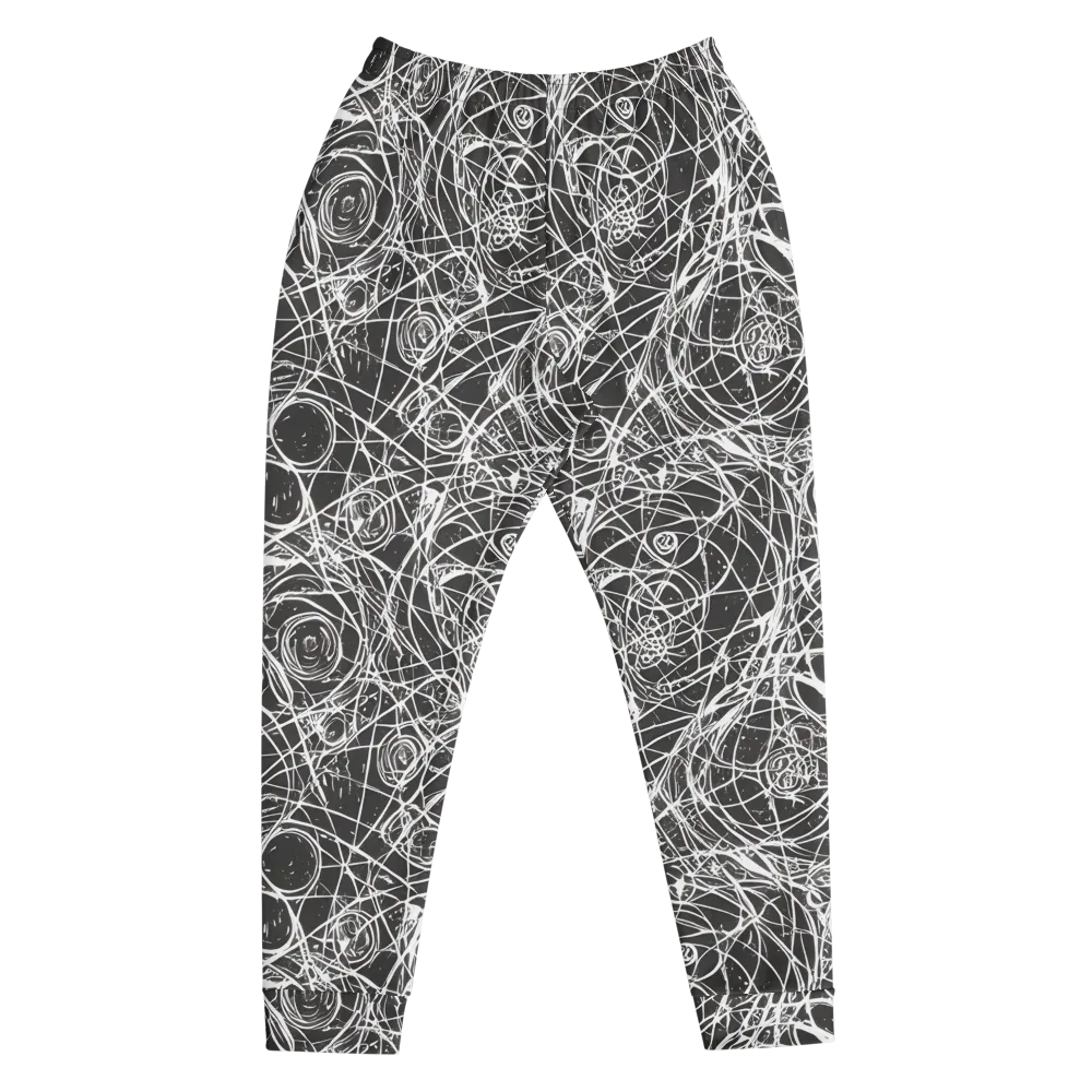 Ink Orbit on Men's Joggers — Front