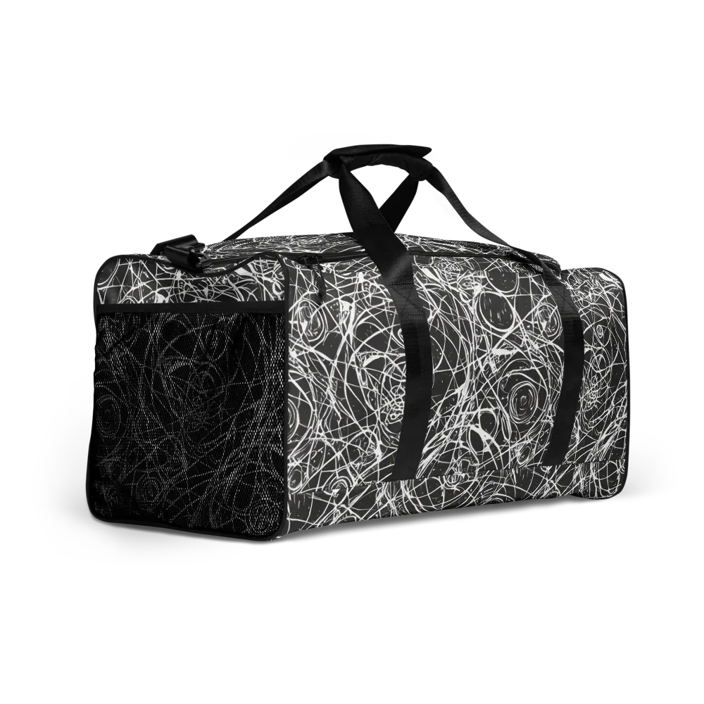 Ink Orbit on Duffle Bag — Right Front
