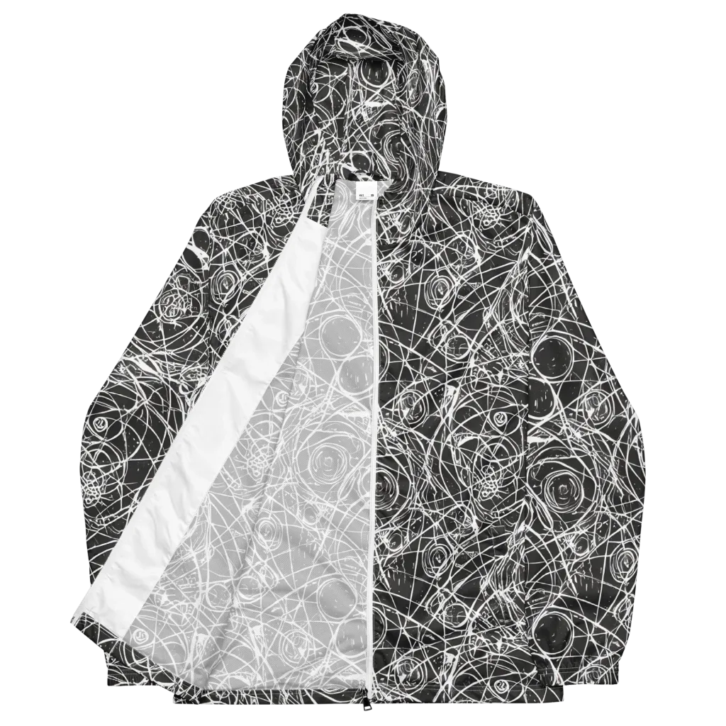 Ink Orbit on Men's Windbreaker — Front