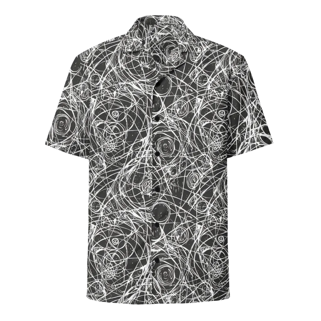 Ink Orbit on Button Shirt — Front