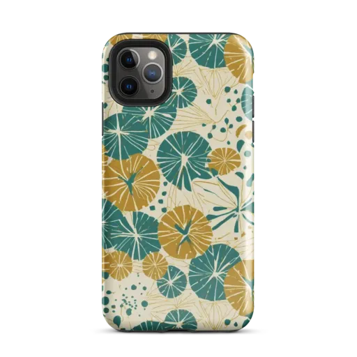 Ochre Lotus Field on a Tough Case for iPhone®