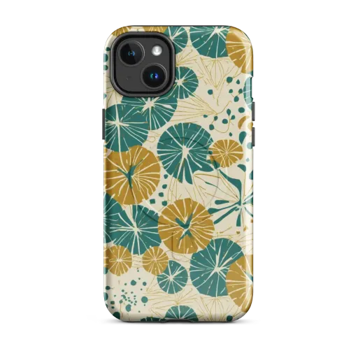 Ochre Lotus Field on a MagSafe Tough Case for iPhone®