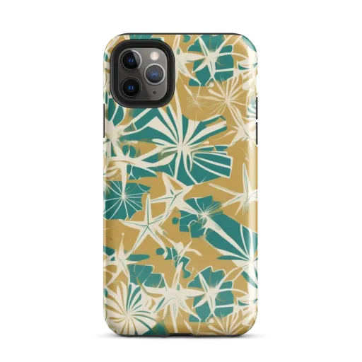Teal Garden Rhapsody on a Tough Case for iPhone®