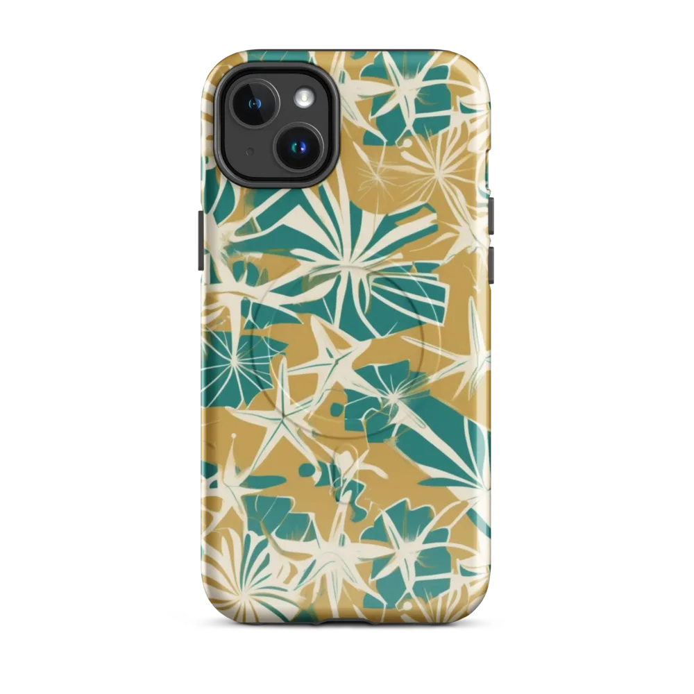 Teal Garden Rhapsody on MagSafe Tough Case for iPhone® — Front