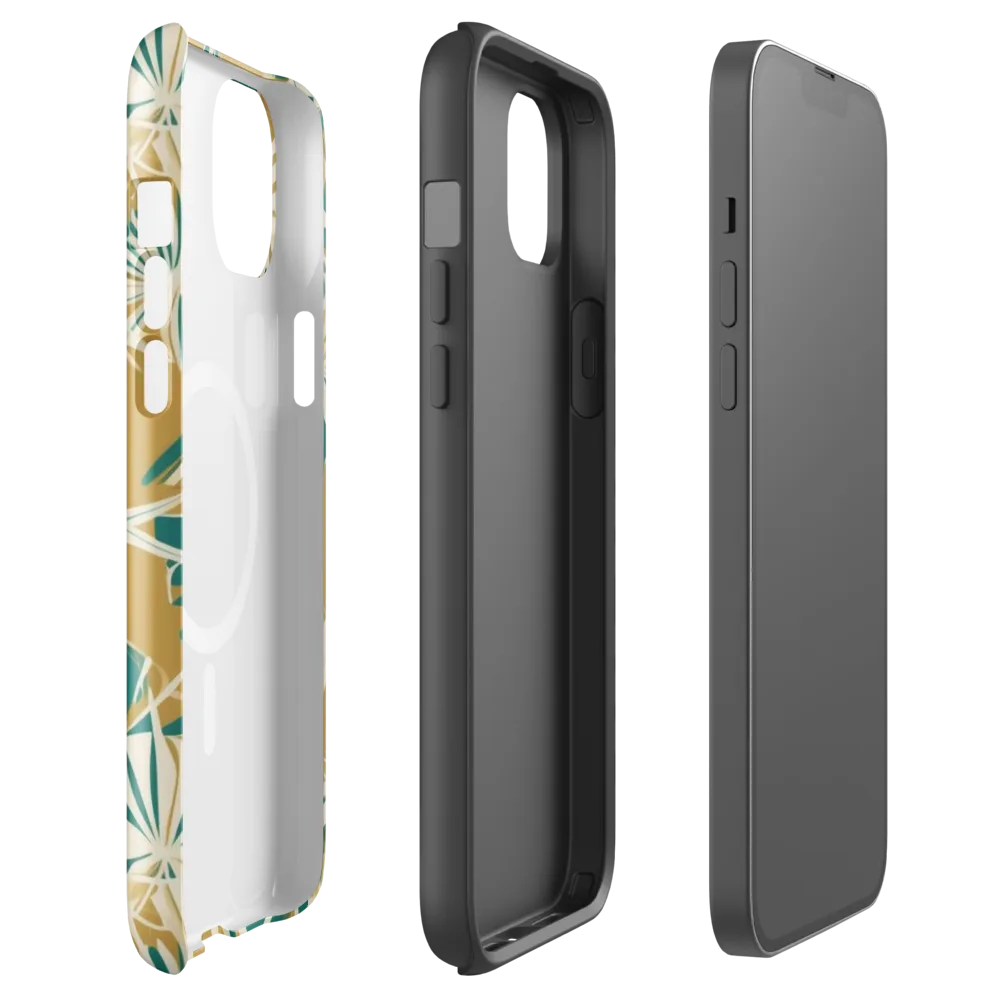 Teal Garden Rhapsody on MagSafe Tough Case for iPhone® — Front