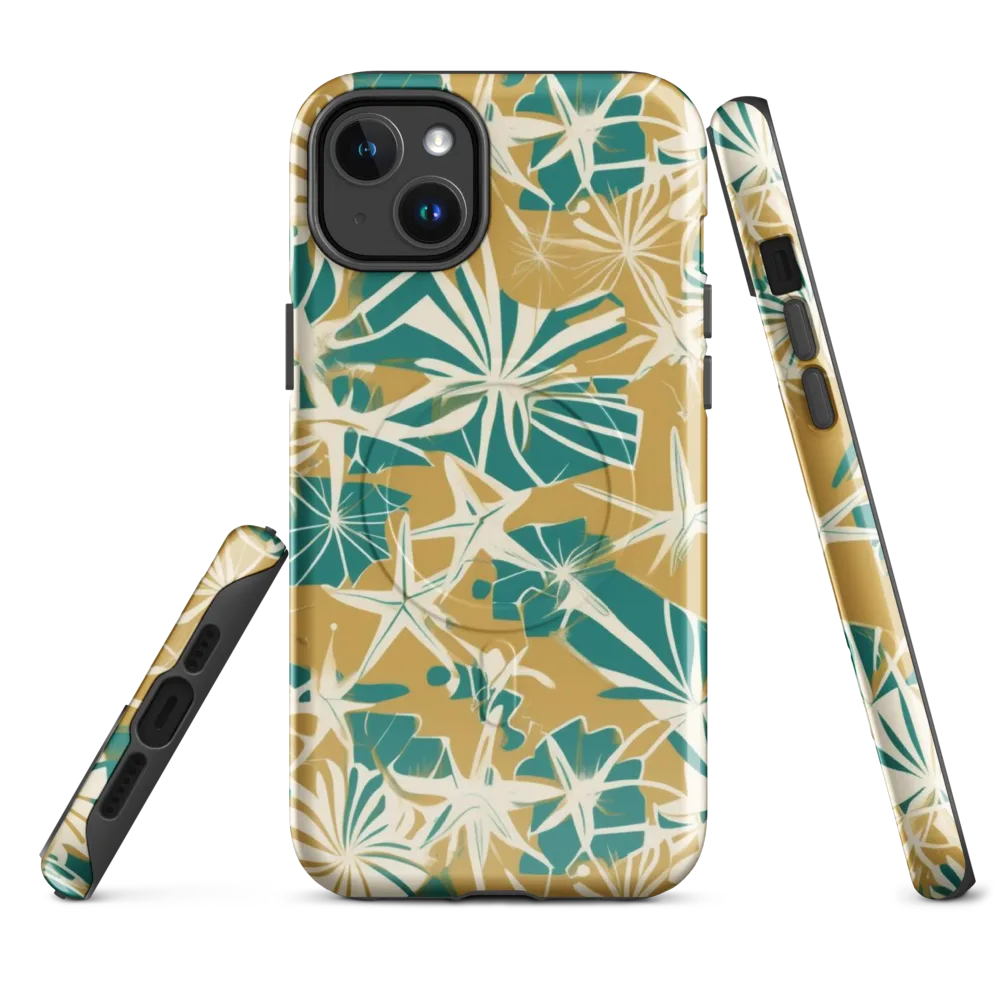 Teal Garden Rhapsody on MagSafe Tough Case for iPhone® — Front
