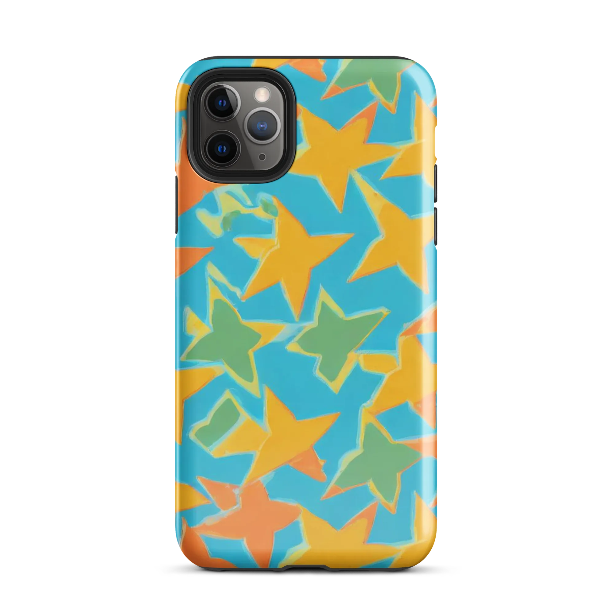 Turquoise Stardust on Tough Case for iPhone® — Front