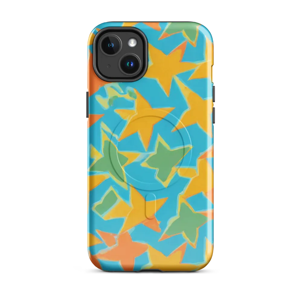 Turquoise Stardust on MagSafe Tough Case for iPhone® — Front