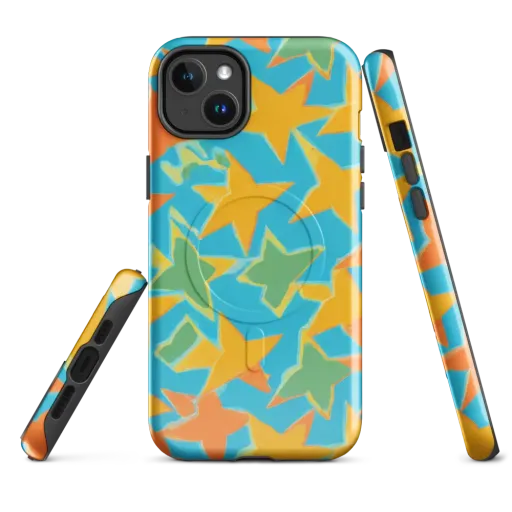 Turquoise Stardust on a MagSafe Tough Case for iPhone®