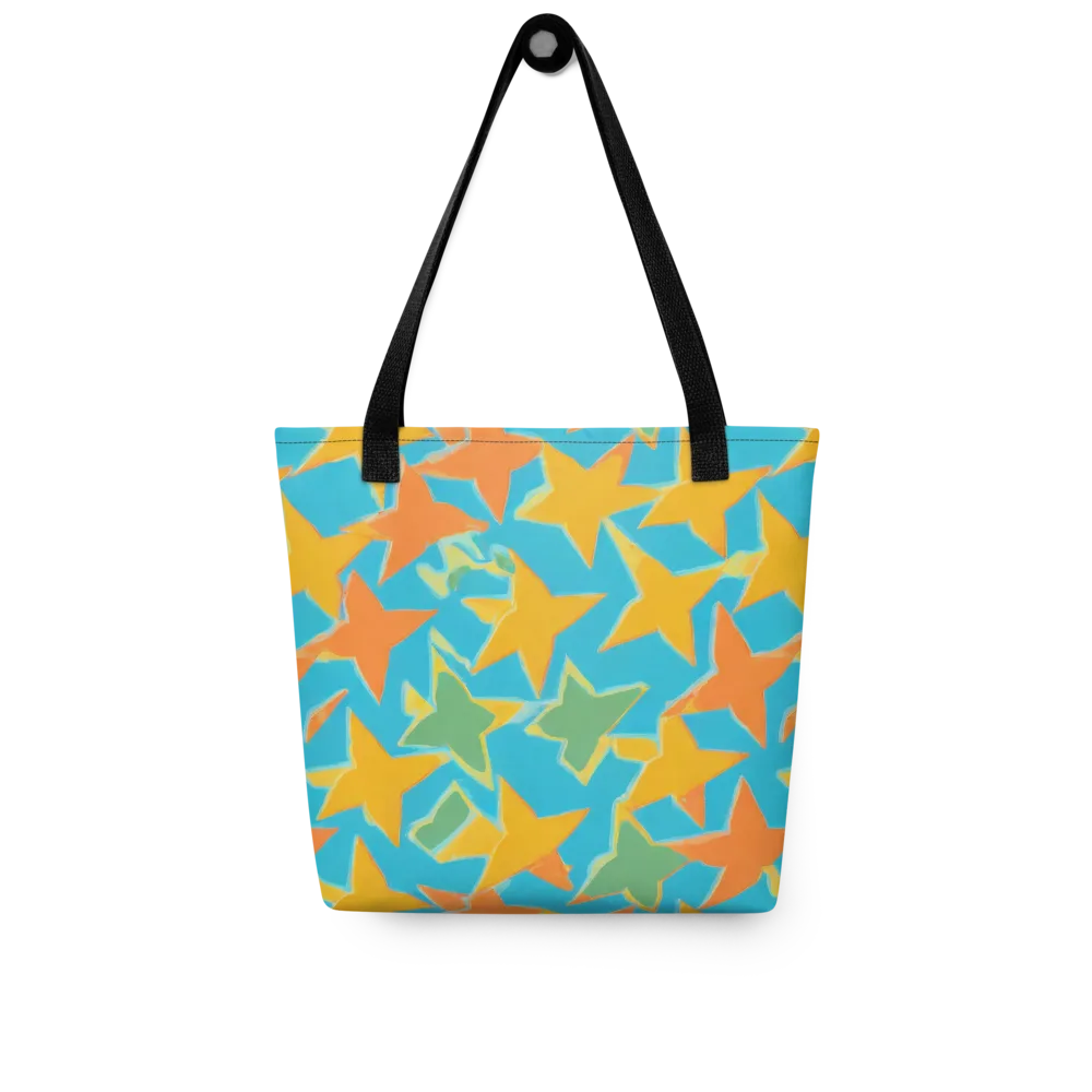 Turquoise Stardust on Tote Bag — Front