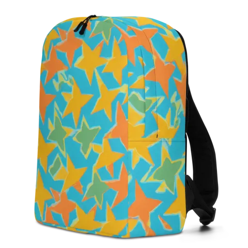 Turquoise Stardust on a Minimalist Backpack